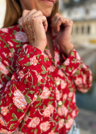 Blockprint Blouse (limited Edition)