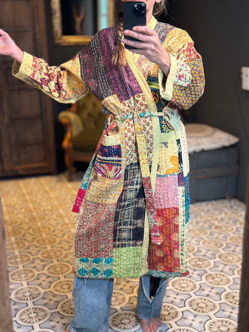 Patchwork Kantha Kimono 115