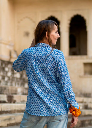 Blockprint Blouse (limited Edition)