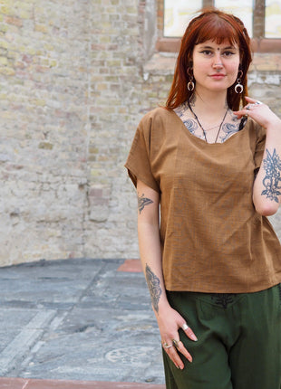 Savanna T-shirt Lichtbruin