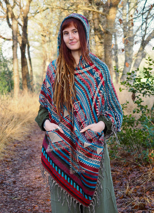 Fleece Poncho