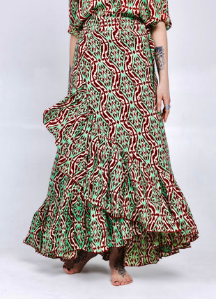 Flamenco Rok & Blouse Groen