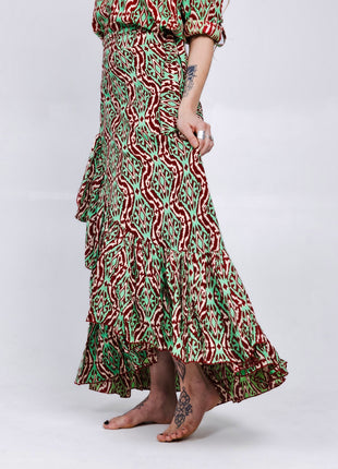 Flamenco Rok & Blouse Groen