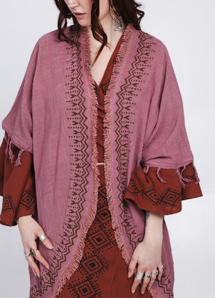 Terra Soul Kimono Oud Roze