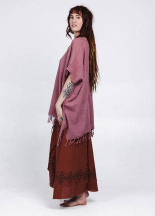 Desert Breeze poncho OudRoze