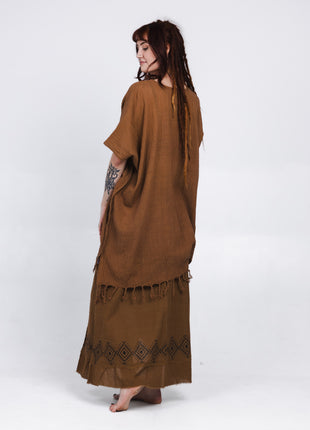 Desert Breeze poncho Lichtbruin