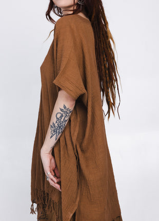 Desert Breeze poncho Lichtbruin