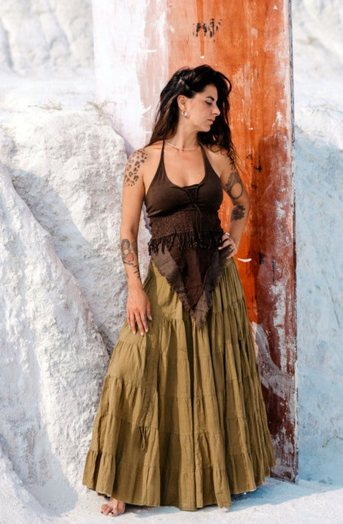 Boho Top Aphrodite Bruin